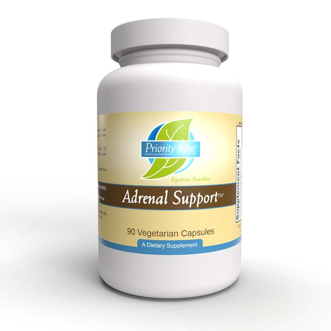 Adrenal Support Supplement for Stress Relief & Energy - 90 Vegetarian Capsules | Non-GMO, Herbal Adrenal Fatigue Support | Boost Vitality for Workouts, Busy Lifestyles & Daily Stress Management
