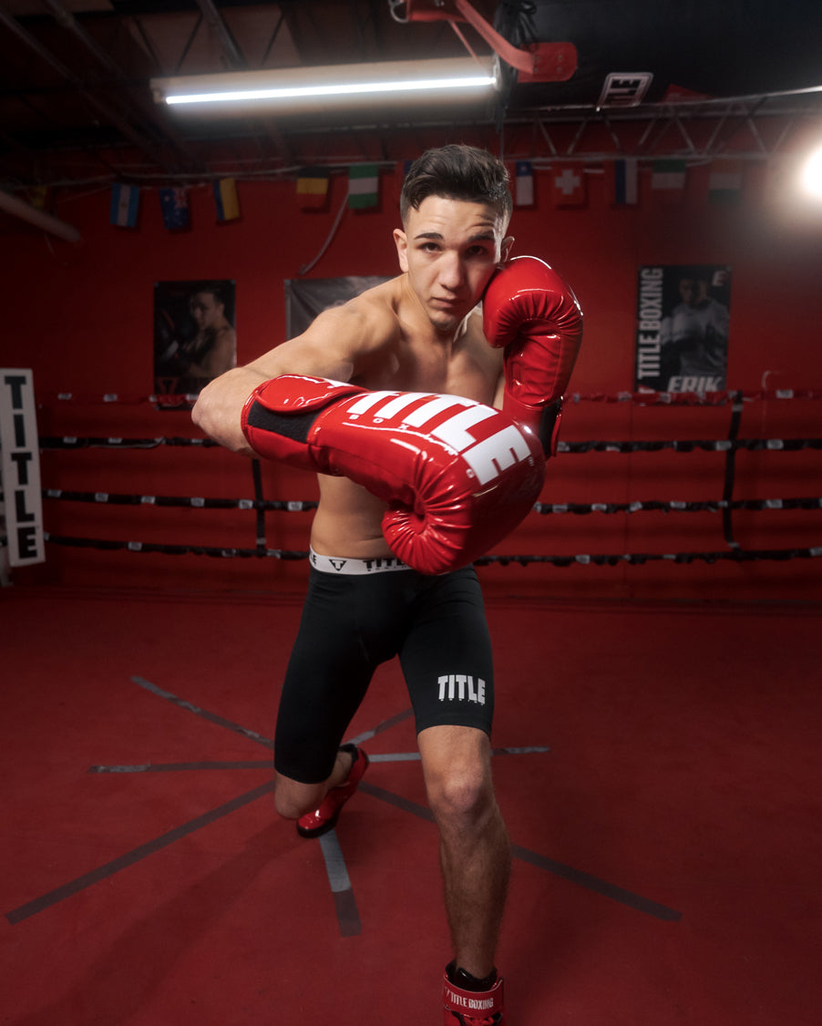 TITLE Boxing Inferno Intensity Elastic Training Boxing Gloves - Premium MMA & Fitness Workout Gear for Punching Bag, Sparring & Home Gym Training
