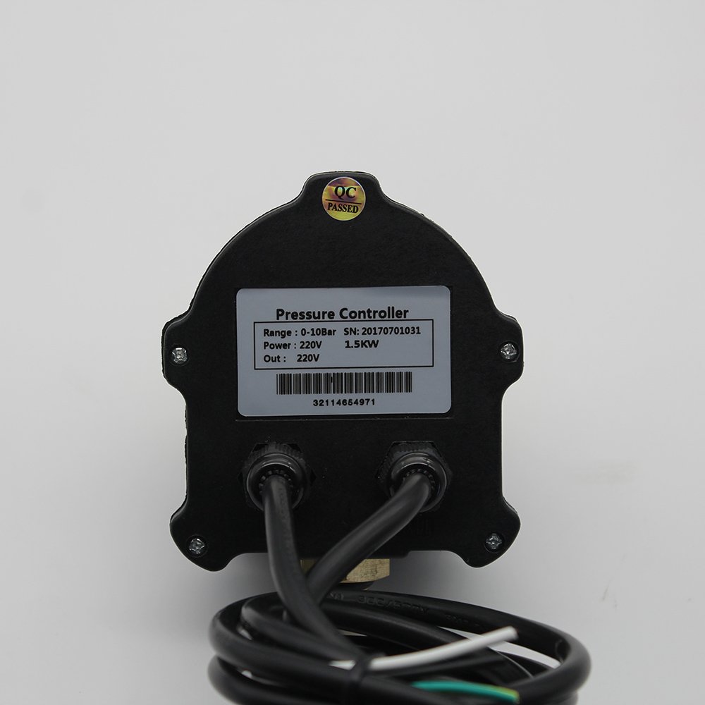 220V Automatic Water Pressure Controller for Home Pump - Digital Electric Presscontrol Pressdrive - Male Connector - Perfect for Household Water Supply & Irrigation Systems