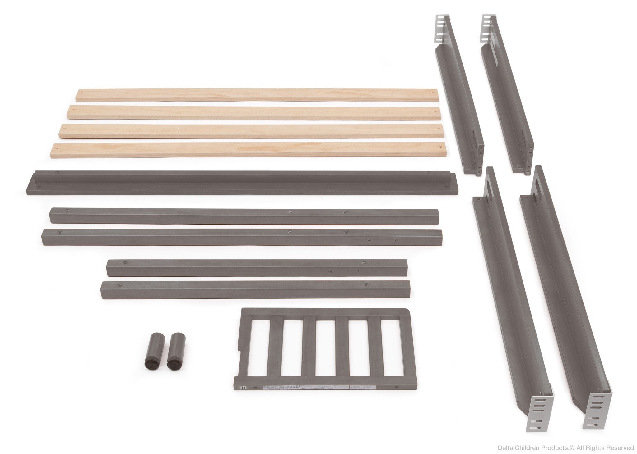 Convertible Crib to Toddler Bed with Changing Table - Nursery Furniture for Baby & Toddler - Perfect for Small Spaces & Room Sharing