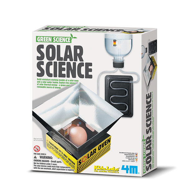 4M Kidz Labs Solar Science Kit - STEM Educational Toy for Kids, Solar Powered Science Experiments - Perfect for Classroom, Homeschool & Outdoor Learning Activities