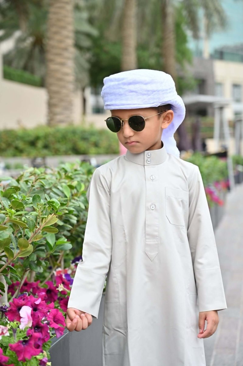Premium Saudi Baby Jubba - Traditional Arabic Lattas Dress for Infants & Toddlers - Perfect for Eid, Weddings & Special Occasions