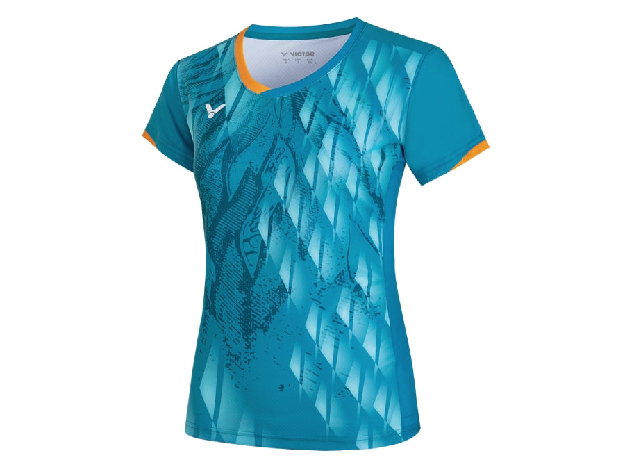 Victor T 46000 TD Women's Badminton Shirt - Breathable Quick-Dry Sports Top for Badminton & Tennis - Perfect for Training & Competition