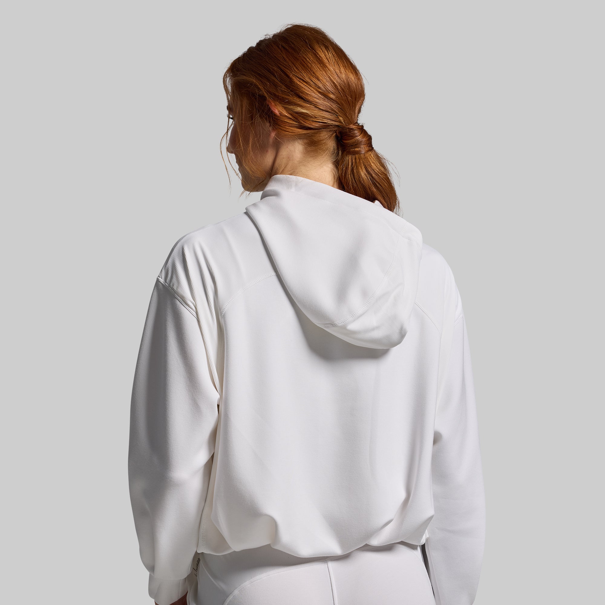 Premium Lounge Lux Hoodie for Women & Men - Soft Fleece Pullover with Pockets - Cozy White Sweatshirt for Relaxing at Home, Travel & Casual Outfits