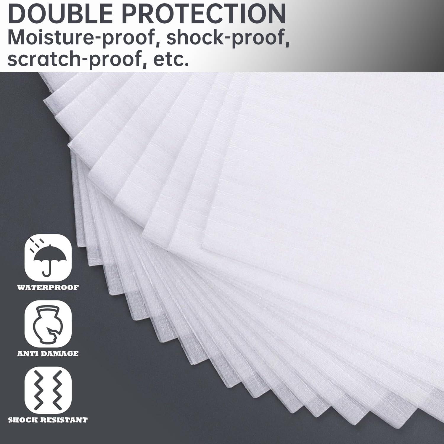 50 Pack Cushion Foam Pouches 12