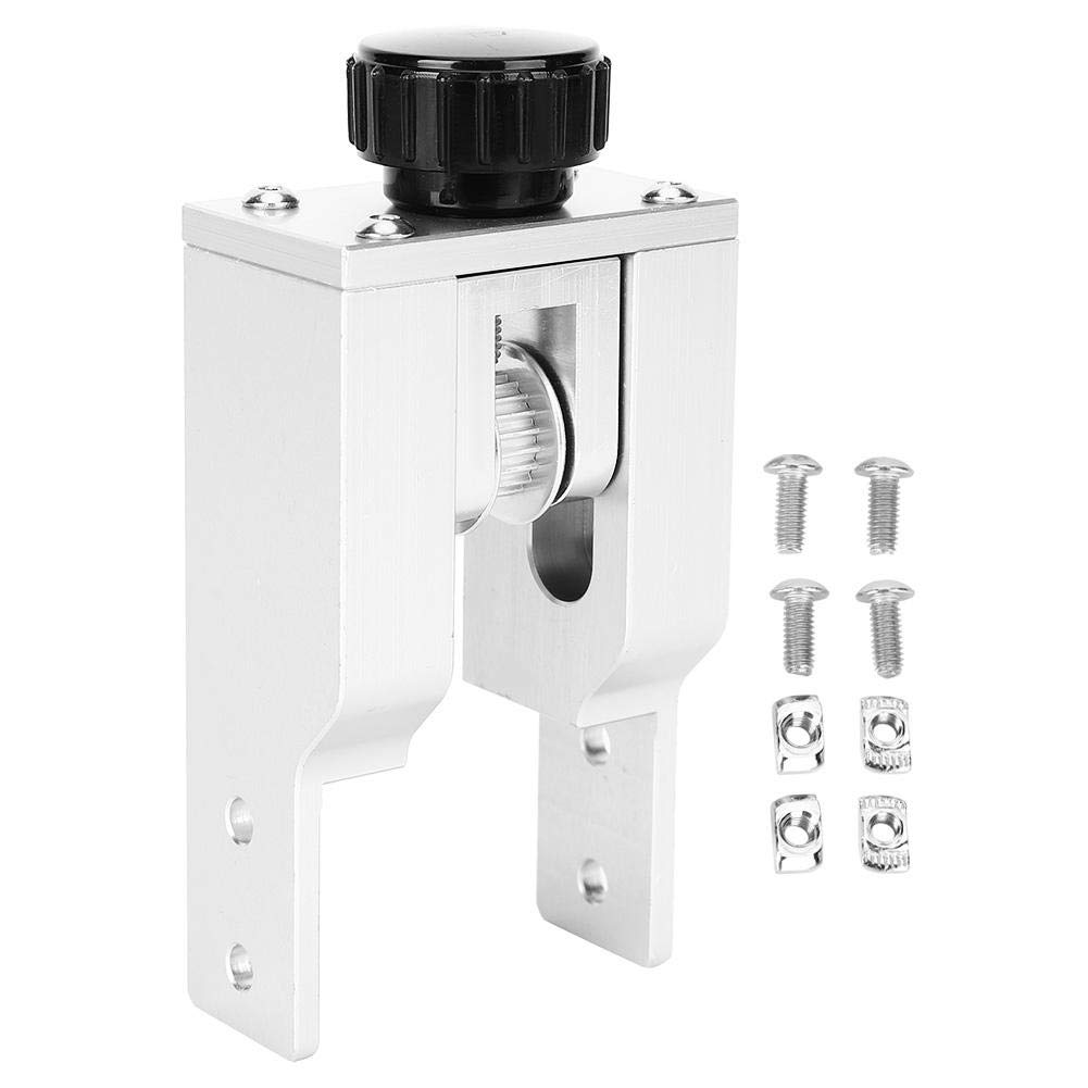 3D Printer Belt Tensioner - Marhynchus XY Axis Synchronous Belt Straighten Tensioner, Aluminum Profile Silver Accessory for 3D Printing & DIY Projects | Perfect for Creality Ender 3, CR-10, Prusa Printers