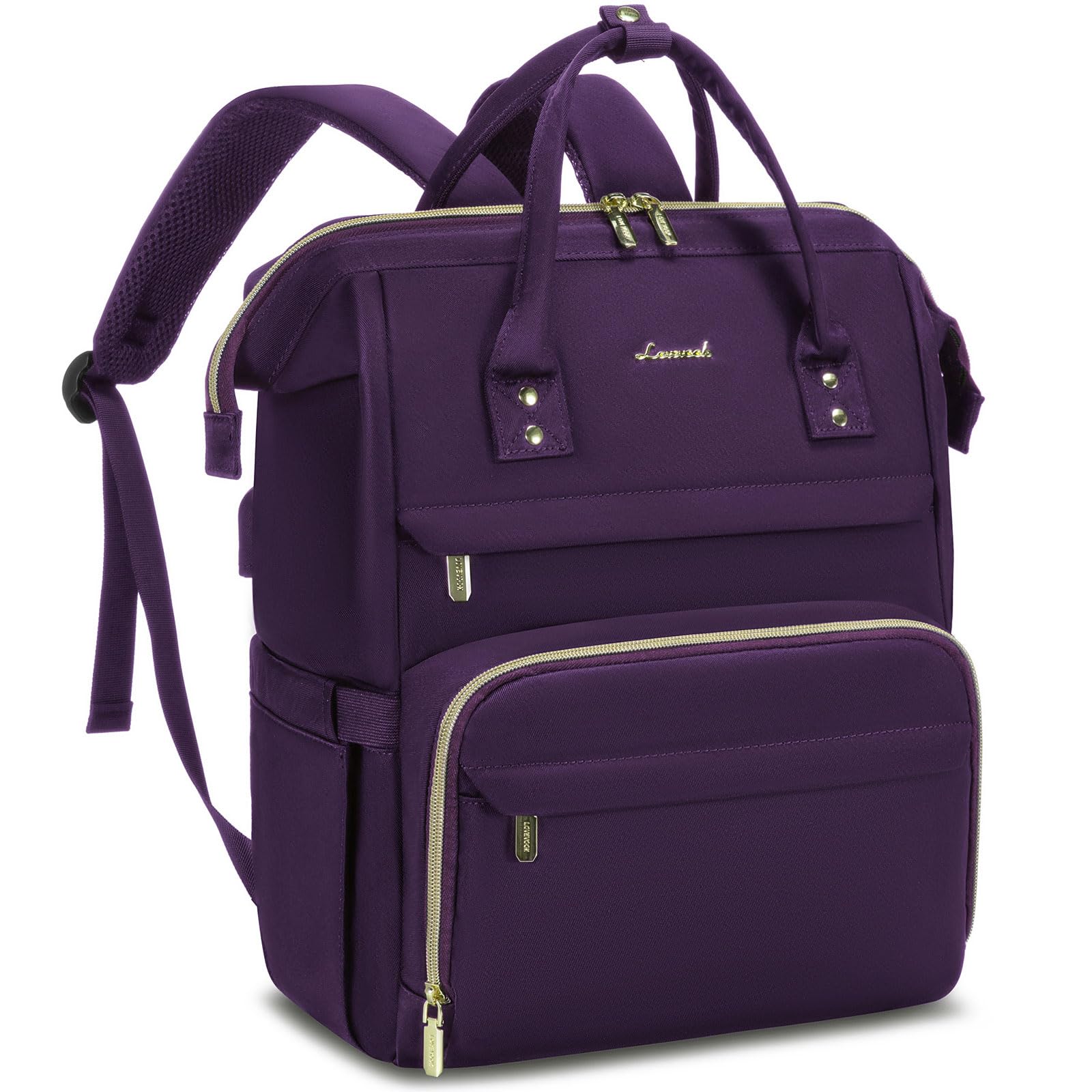 LOVEVOOK Women's 17 Inch Laptop Backpack - Waterproof Work & Travel Backpack for Teachers, Nurses, Commuters & College Students | Perfect for Office, School, Daily Commute & Business Trips