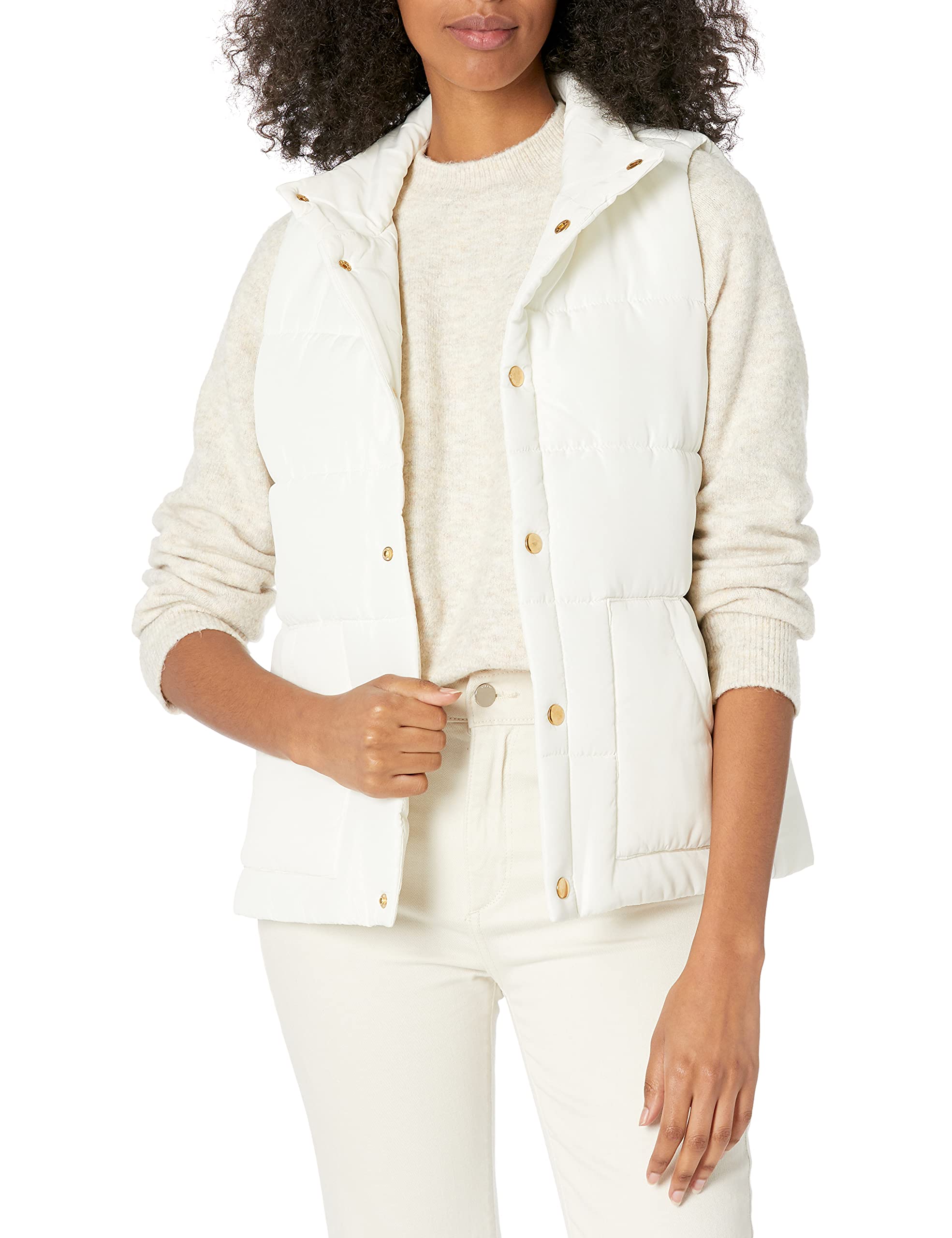 Mud Pie Women's Jay Puffer Vest - Lightweight Quilted Winter Vest for Outdoor Activities, Hiking & Casual Wear | Warm Fleece Lined Jacket for Cold Weather