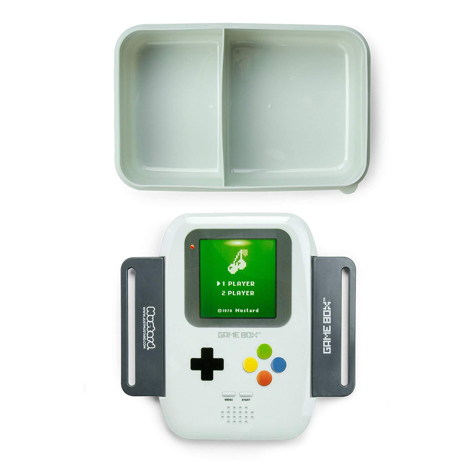 Mustard Game Lunch Box - Portable for School & Office