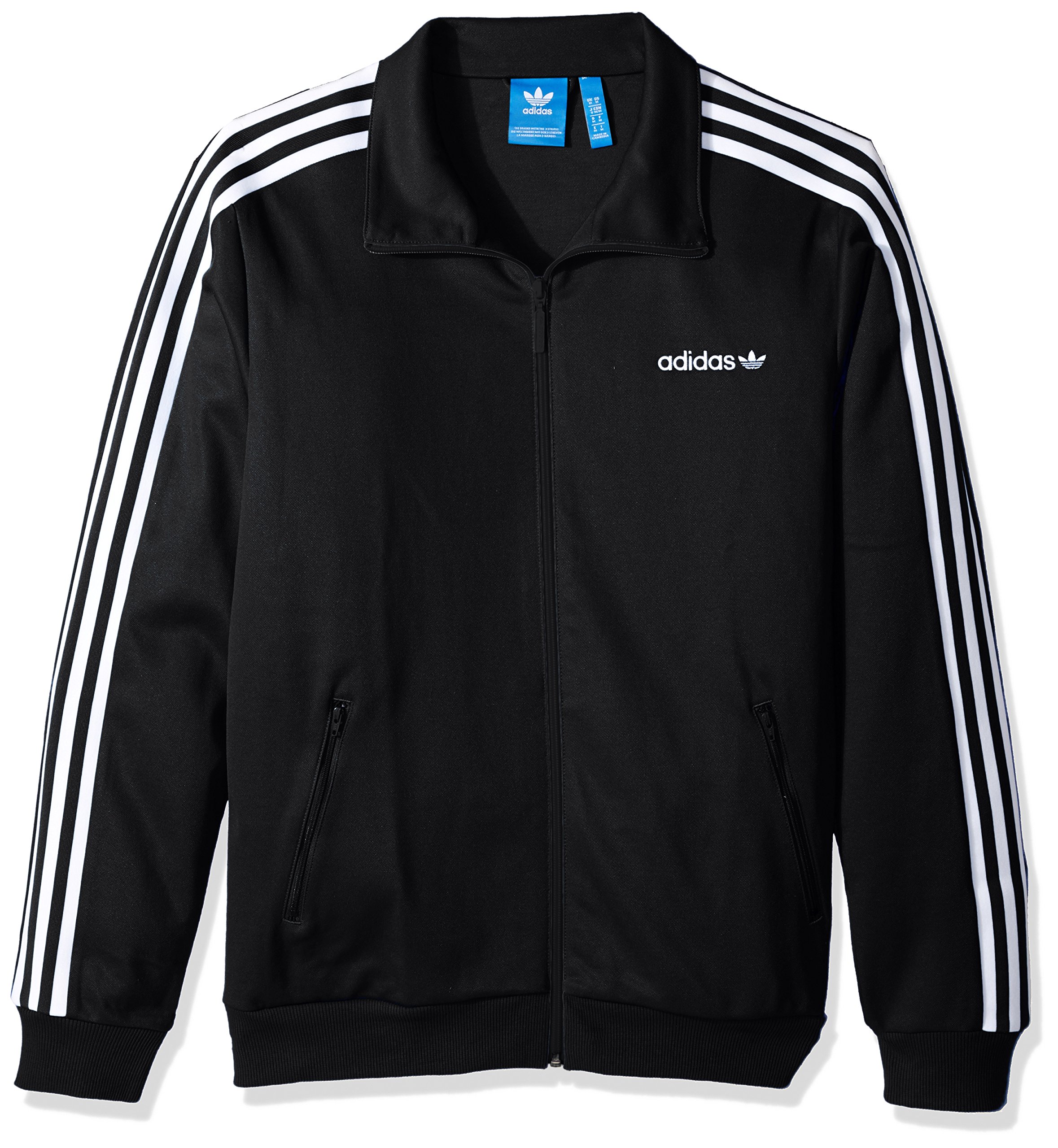 adidas Originals Men's Blackbird Track Top Jacket - Classic Athletic Hooded Sweatshirt for Running, Gym & Casual Wear | Streetwear Fashion for Men
