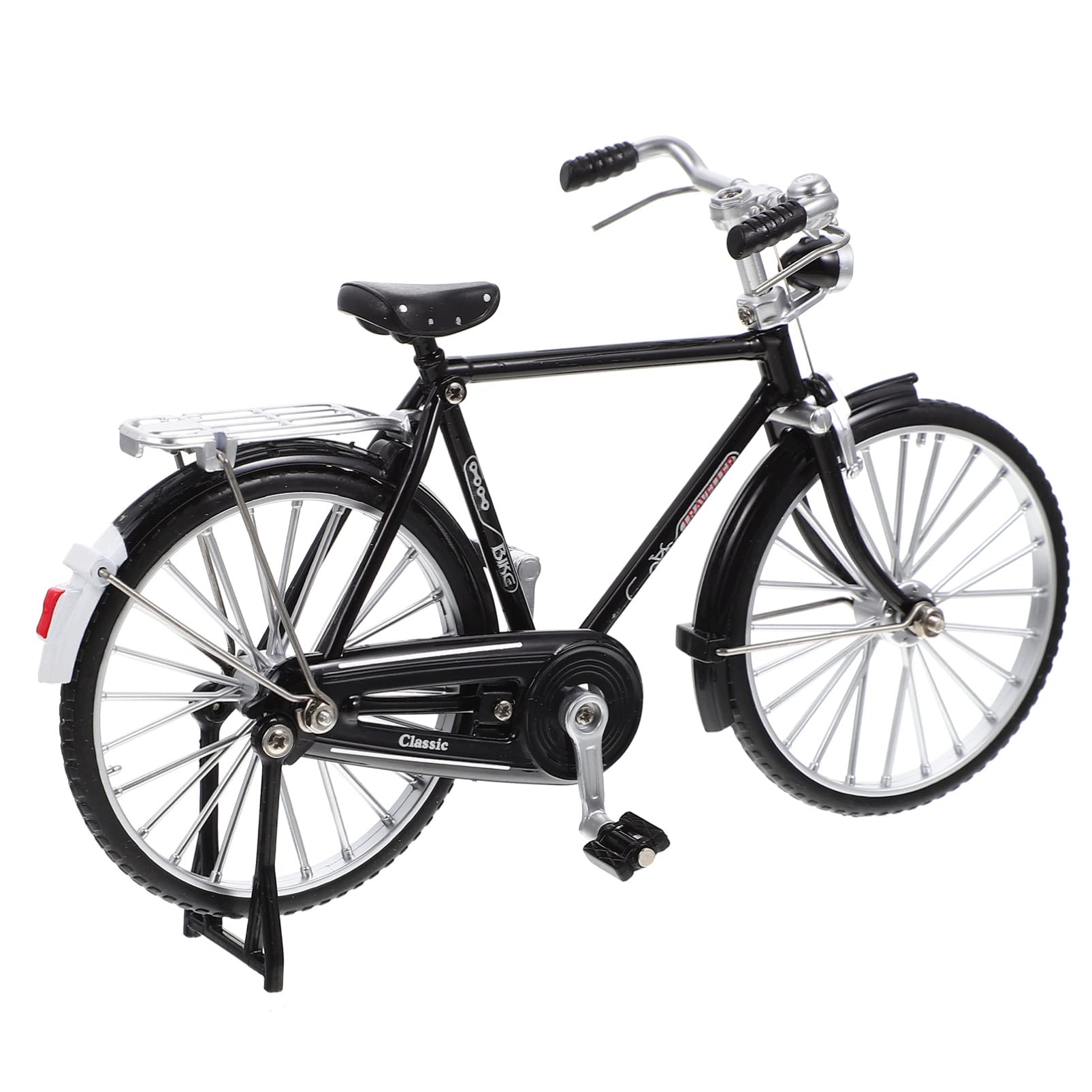 FOMIYES Miniature Bicycle Model - Vintage Iron Art Cycling Decor, Metal Truck Sculpture for DIY Car Gadgets & Home Decoration | Perfect for Kids Room, Office Desk, and Cycling Enthusiast Gifts