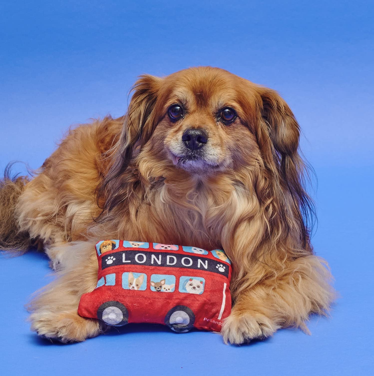 London Red Bus Dog Toy - Soft Plush British Routemaster Pet Toy (7 Inch) - Cute & Durable Chew Toy for Small & Medium Dogs - Perfect for Playtime, Training & Travel