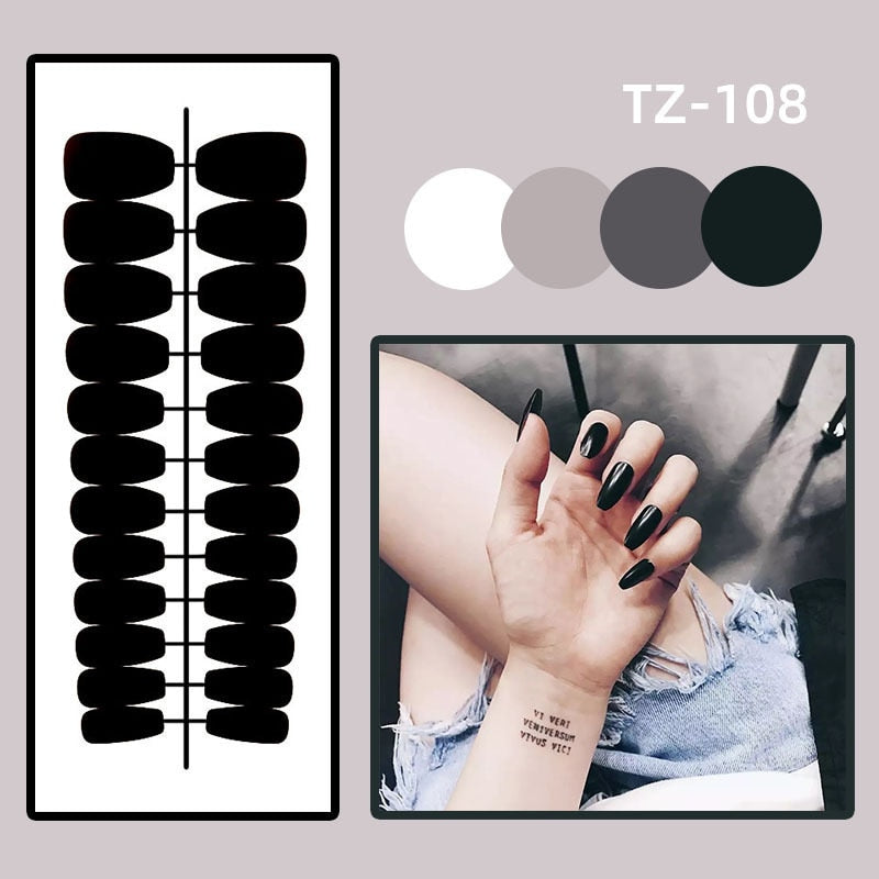 24Pcs Shiny Pearl Press on Fake Nails - Short Square Artificial Nails with Full Cover Tips | Detachable & Reusable for Daily Wear, Parties, Weddings & Special Occasions