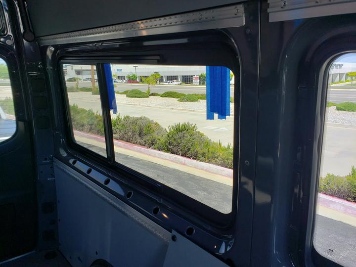 AMA Driver Side Rear Quarter Screened Half Slider Window for 2007-2024 Sprinter 144 WB - Perfect for Van Conversions & RV Upgrades