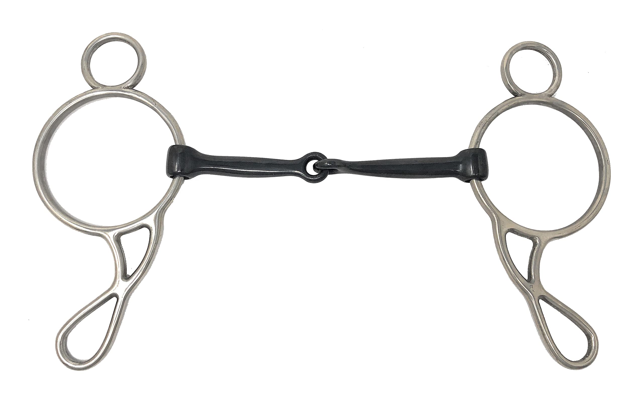 AJ Tack Sweet Iron Mouth Wonder Gag Bit - Comfortable Horse Training Bit for Dressage & Western Riding | Perfect for Training, Shows & Trail Riding