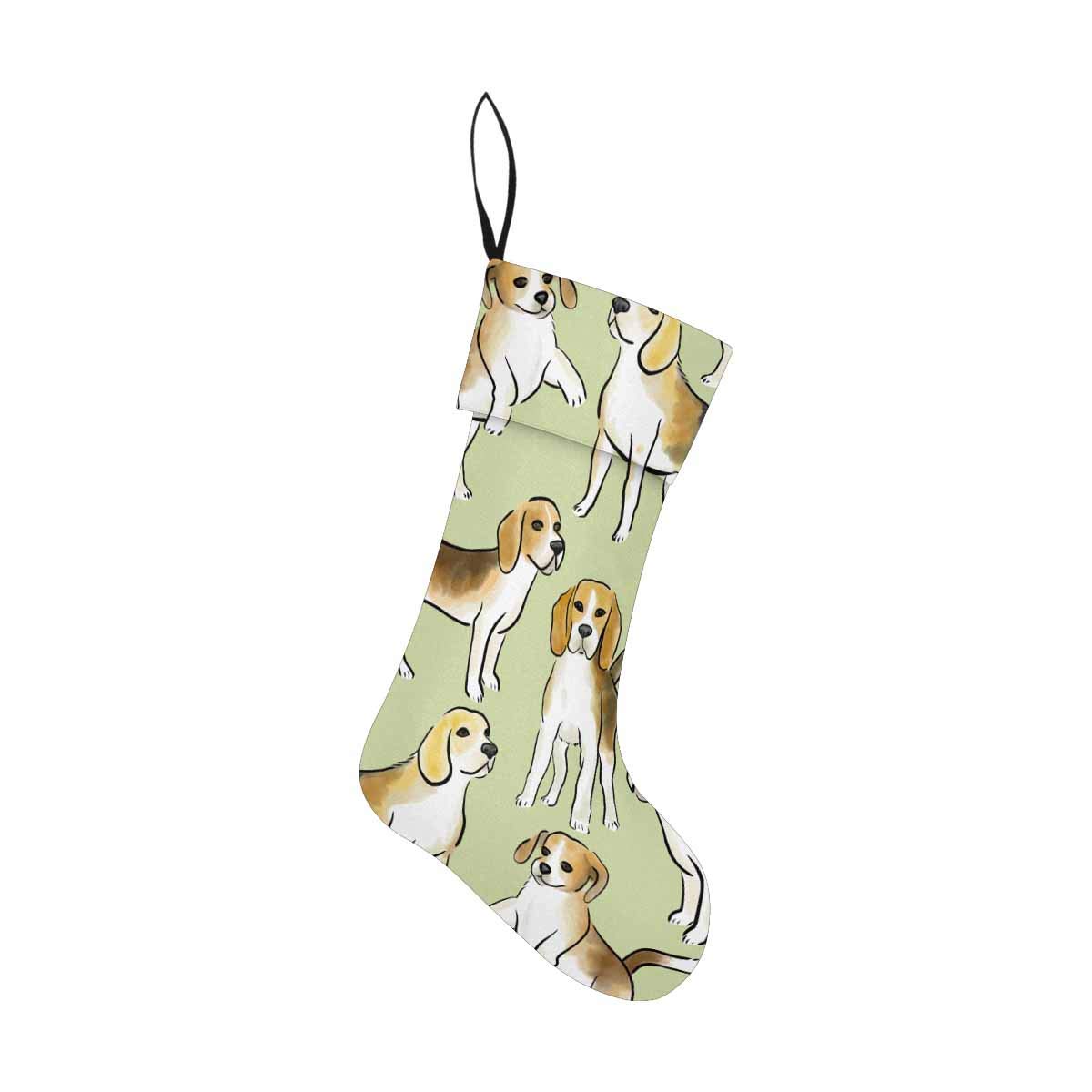 Cute Beagle Dog Christmas Stockings - Fireplace Hanging Decorations for Holiday Home, Pet Lover Gifts | Perfect for Xmas Tree, Mantel & Festive Party Decor