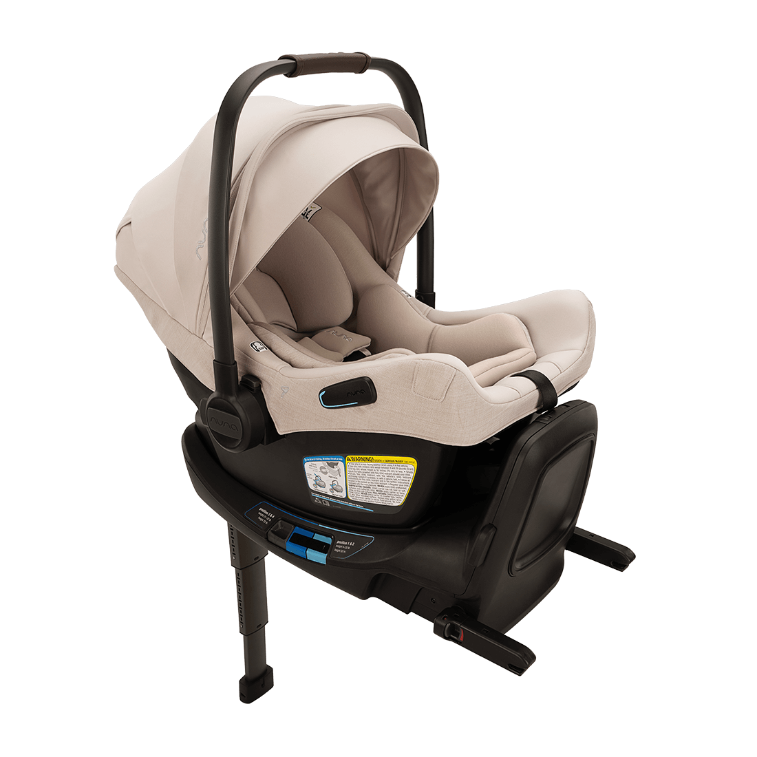 Nuna PIPA Aire RX Infant Car Seat with PIPA RELX Base - Lightweight & Safe Baby Car Seat for Newborns - Perfect for Travel, Daily Commutes & Family Road Trips