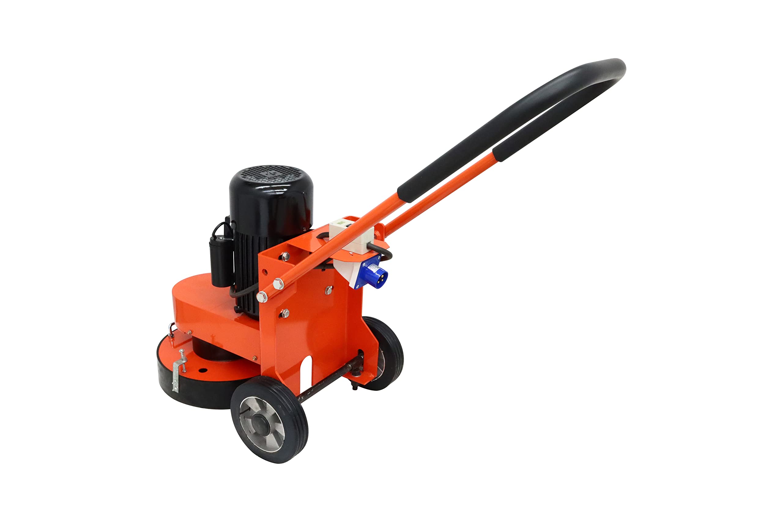 INTBUYING 4000W 220V Multifunctional Hand-Push Concrete Grinder & Polisher - Perfect for Cement Floor Grinding, Smoothing, and Polishing in Warehouses, Garages, and Commercial Spaces