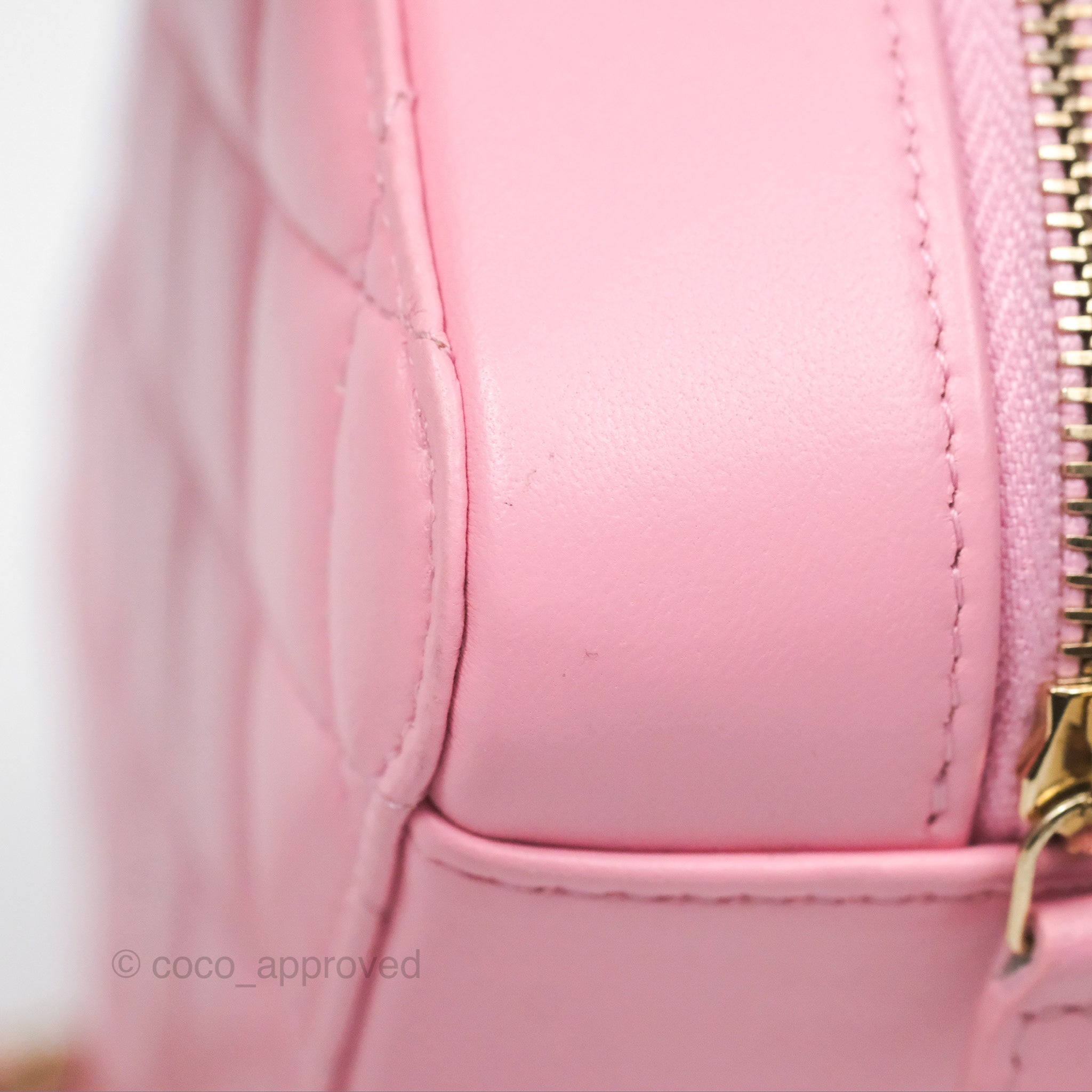 Chanel Quilted Lambskin Camera Bag in Pink with Gold Hardware - Perfect for Everyday Use & Special Occasions