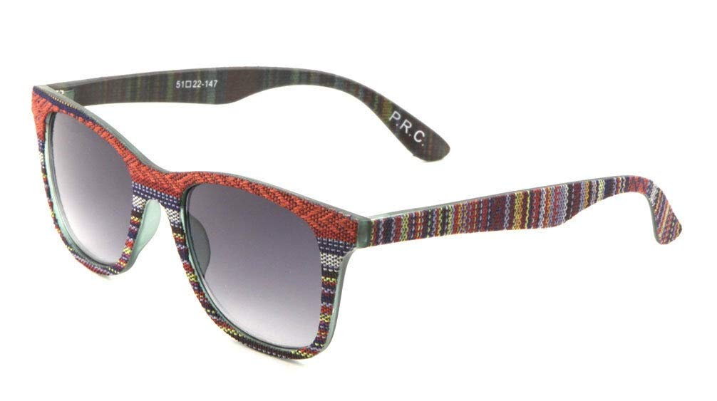 Native American Tribal Print Square Sunglasses - Stylish UV Protection for Outdoor Activities, Festivals, and Summer Fashion