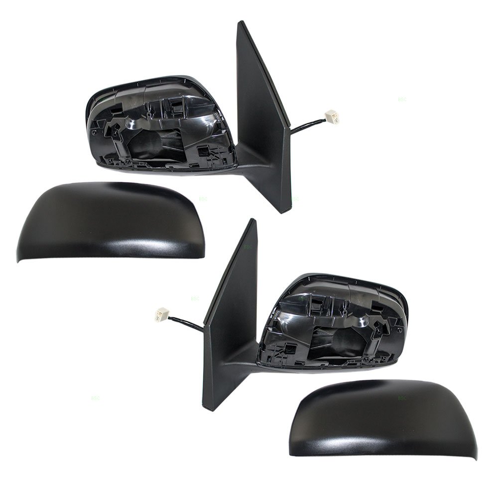 Brock Replacement Power Side View Mirrors - Heated Driver & Passenger Side Mirrors Compatible with 2006-2008 Toyota RAV4 (Part# 8794042820, 8791042880) - Perfect for Winter Driving & Enhanced Visibility