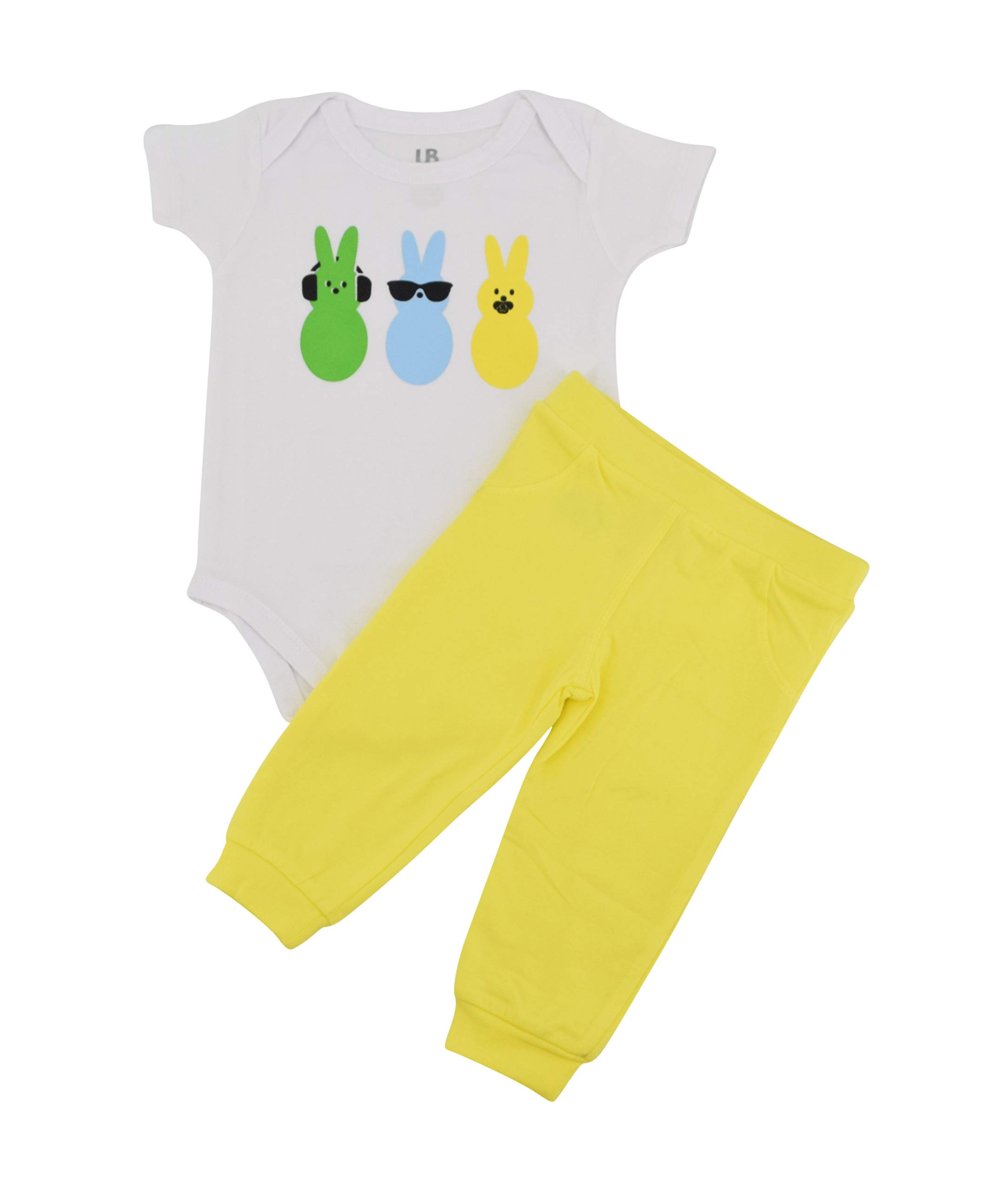 Trendy Hip Hop Easter Bunny Outfit for Baby Boys - Adorable Layette Set for Holiday Photos & Special Occasions