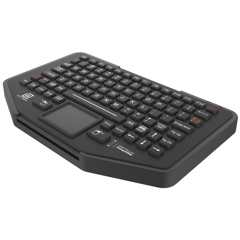GDS® Keyboard™ with Track Pad (RAM KB2 USB) - Ergonomic Wireless Keyboard for PC, Mac, Laptop - Perfect for Office, Gaming & Home Use