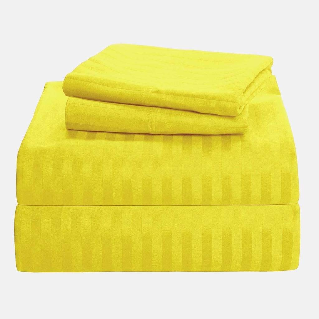 Premium 4-Piece Queen Sheet Set - 100% Egyptian Cotton, 500 Thread Count, Deep Pocket (14-18