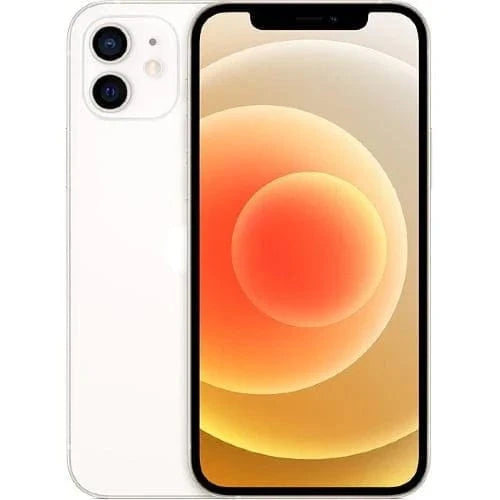 Refurbished Apple iPhone 12 128GB - Unlocked 5G Smartphone (White, Like New) for Work, Travel & Everyday Use