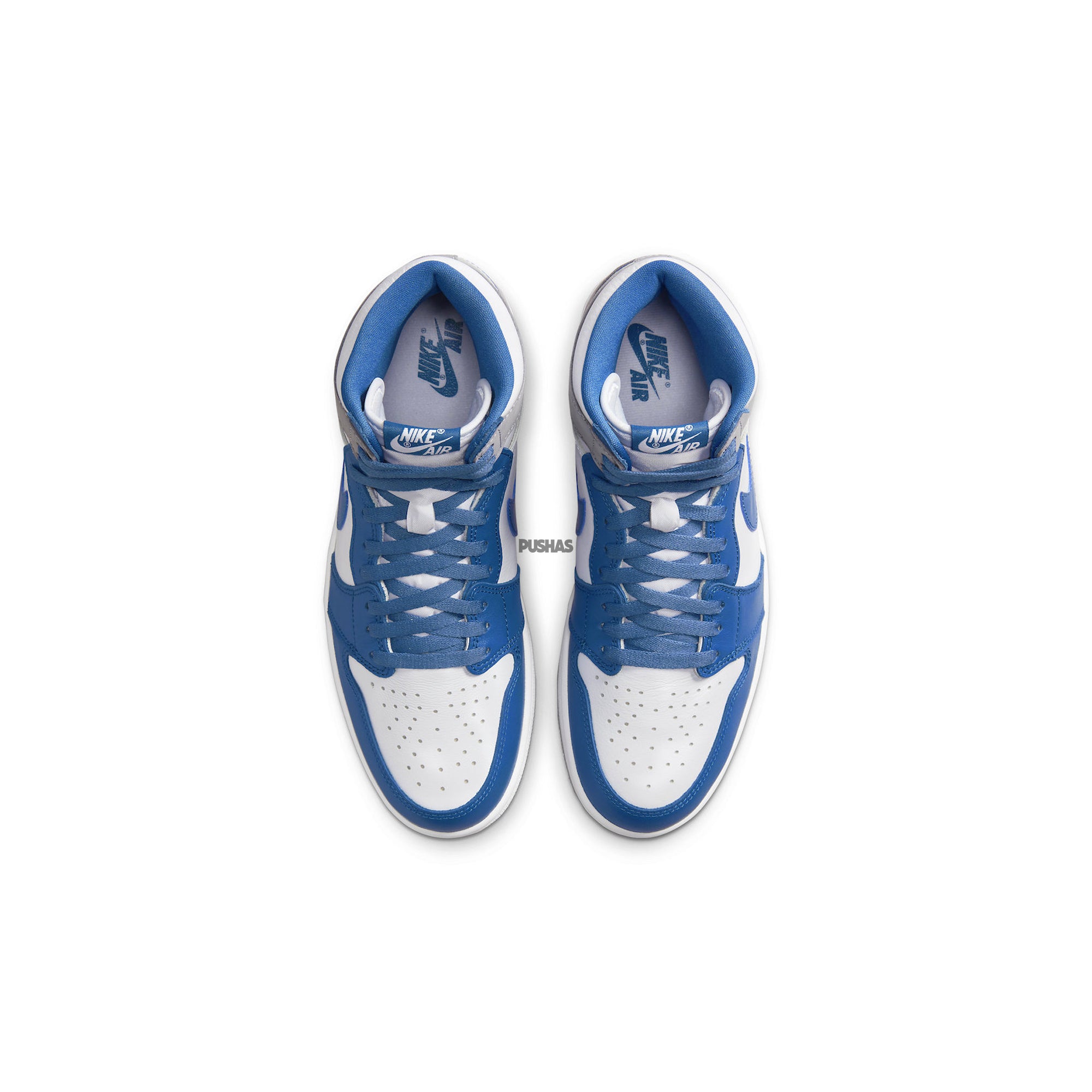 Air Jordan 1 High OG 'True Blue' Retro Sneakers (2022 Release) - Men's Basketball Shoes for Streetwear & Casual Style