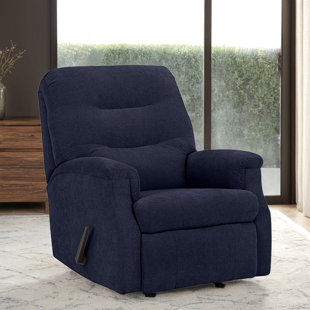 Barbara Rocker Recliner Chair - Comfortable Leather Reclining Chair with Footrest for Living Room, Bedroom & Home Theater - Perfect for Relaxing, Reading & Watching TV