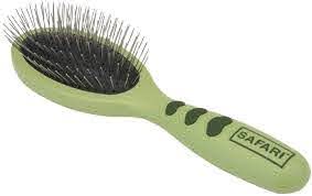 Dog Wire Pin Brush - Professional Grooming Tool for Shedding & Detangling - Perfect for Long & Short Haired Dogs at Home or Salon