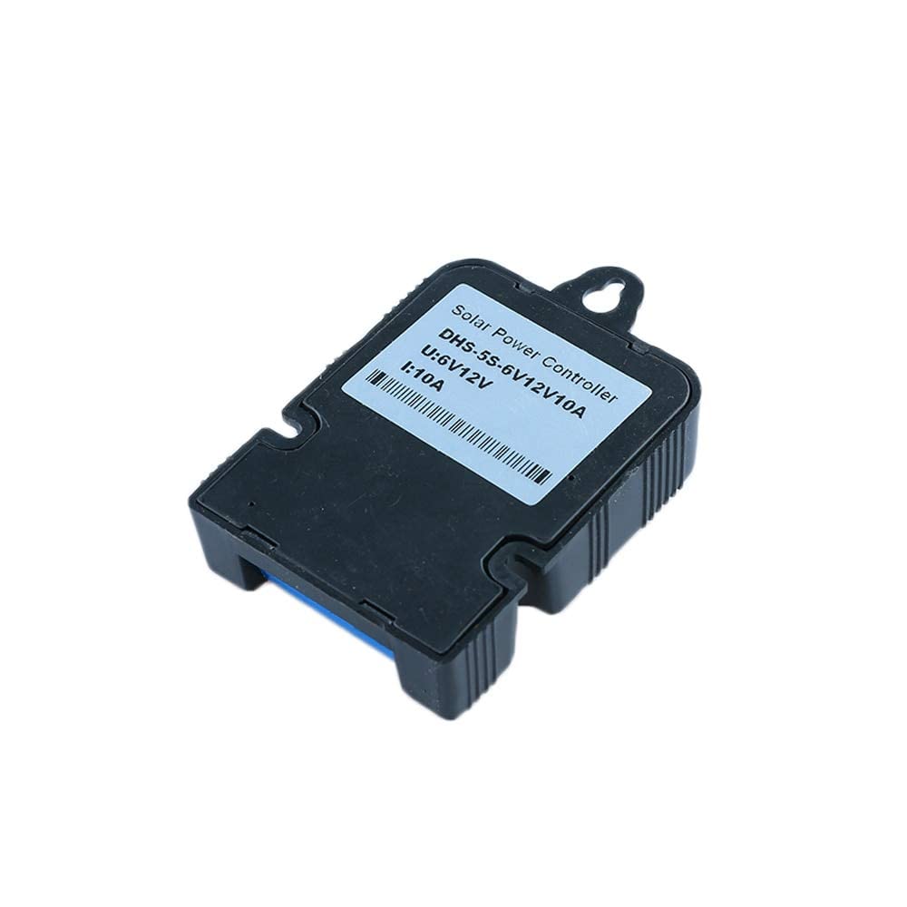 6V/12V 10A Solar Charge Controller Regulator - Auto Battery Charger for RV, Boat, Home & Off-Grid Power Systems | Waterproof & Efficient Solar Panel Controller for DIY Projects & Outdoor Use