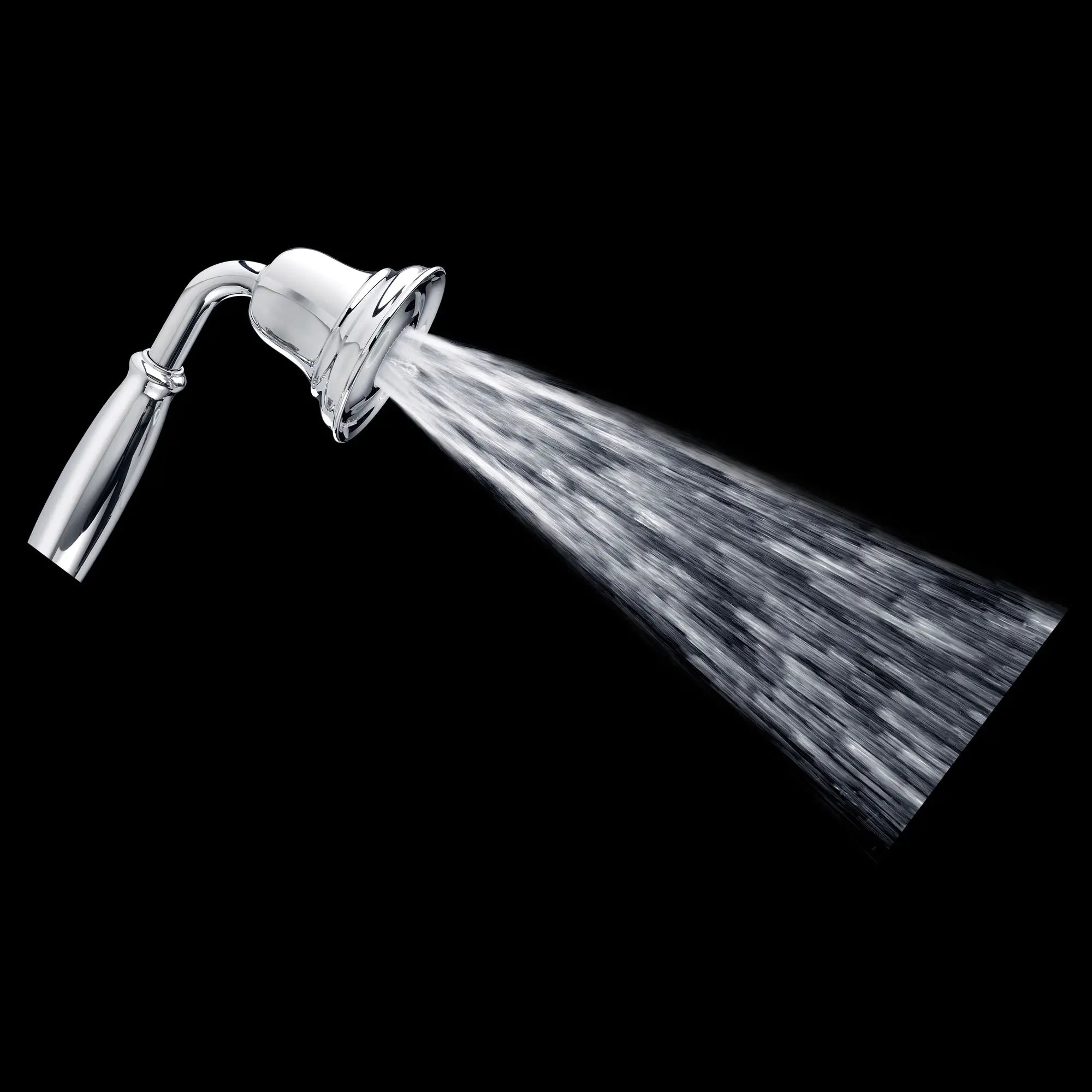 FloWise 1.5 GPM Traditional Single Function Hand Shower - 9 Inch Bathroom Shower Head with 5 Spray Modes for Relaxing Massage, Perfect for Home Spa and Kids Bath Time