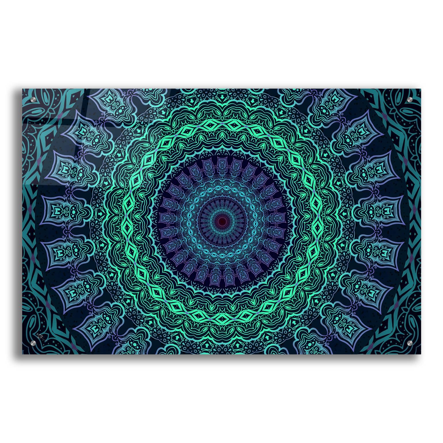 Epic Art 'Set And Setting 5' by Cameron Gray - 36x24 Inch Acrylic Glass Wall Art Decor for Living Room, Bedroom & Office | Modern Abstract Painting for Home & Office Decoration