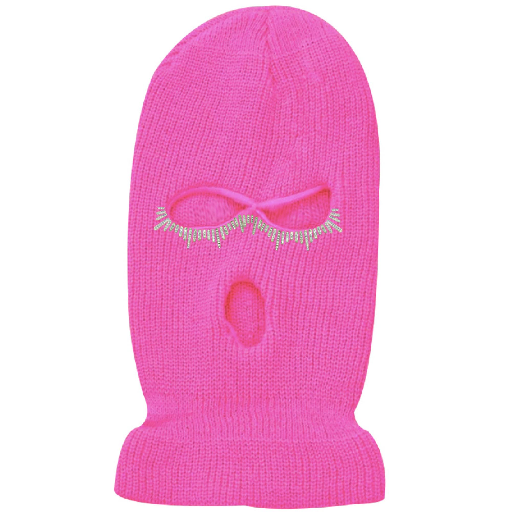 IMSWW 3-Hole Ski Mask - Wool Knit Winter Balaclava for Men & Women - Warm Windproof Face Cover for Skiing, Snowboarding, Cycling & Outdoor Activities