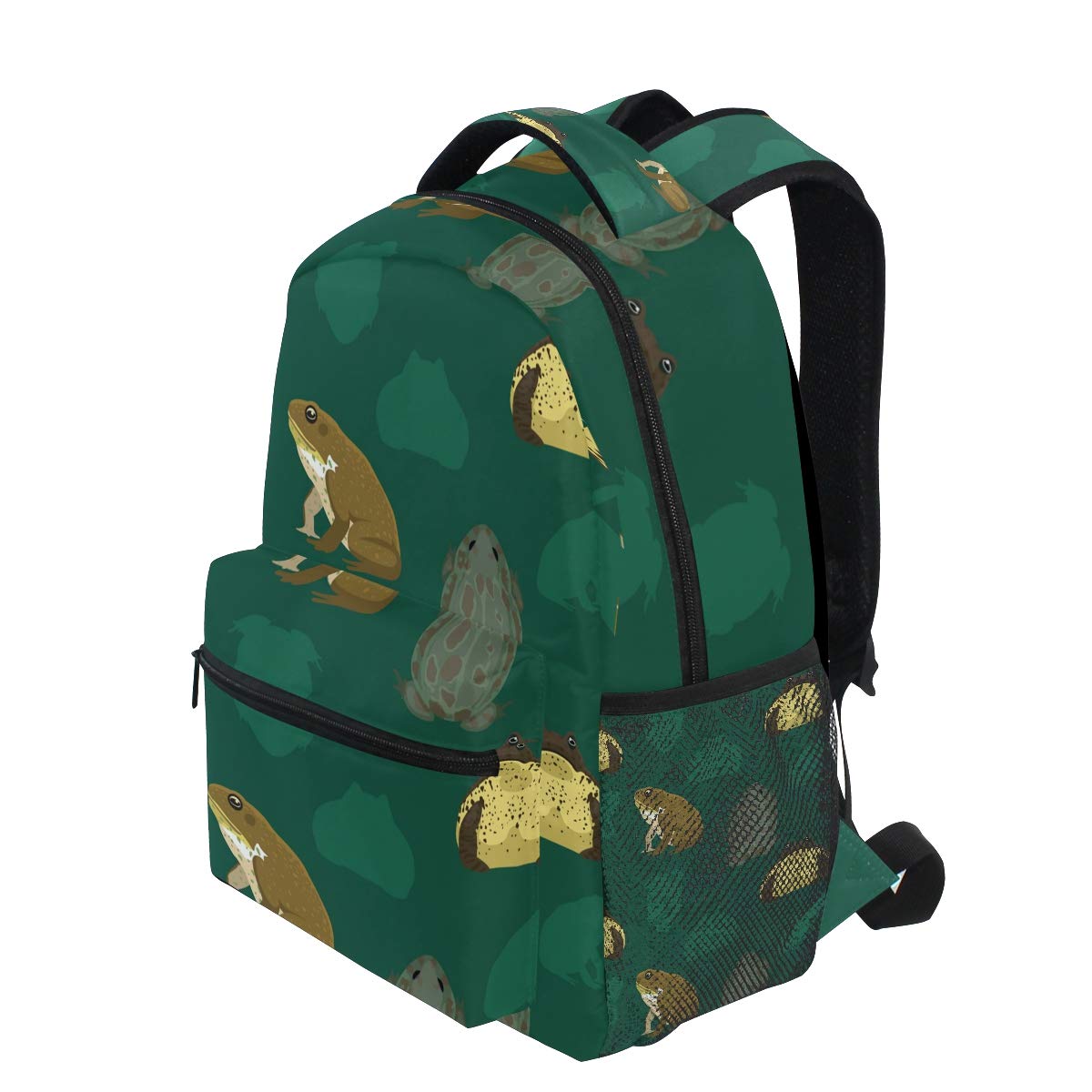 Cute Cane Toad Print School Backpack - Lightweight Bookbag for Kids & Teens - Perfect for School, College, Travel & Daily Use
