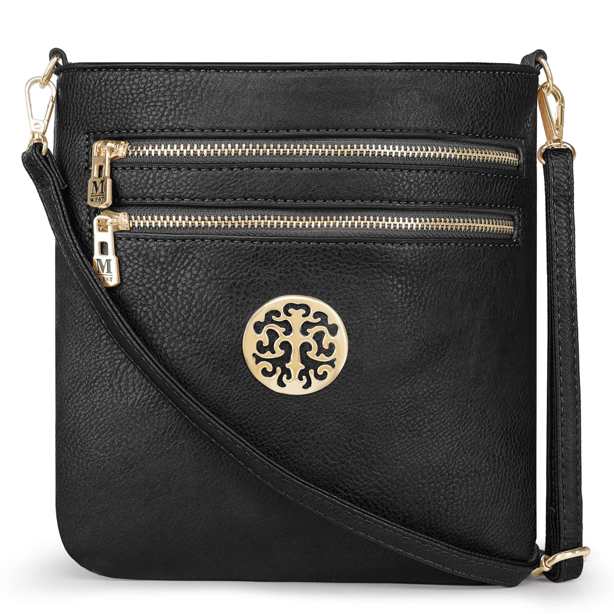 Montana West Women's Crossbody Bag with Multiple Pockets & Adjustable Strap - Stylish & Functional Purse for Everyday Use, Travel & Shopping
