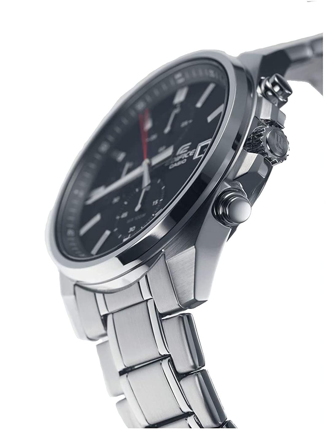 EDIFICE Efv-610d-1avuef Men's Stainless Steel Chronograph Watch - Water Resistant, Date Display, Casual & Business Wear - Perfect for Office, Dating & Daily Use