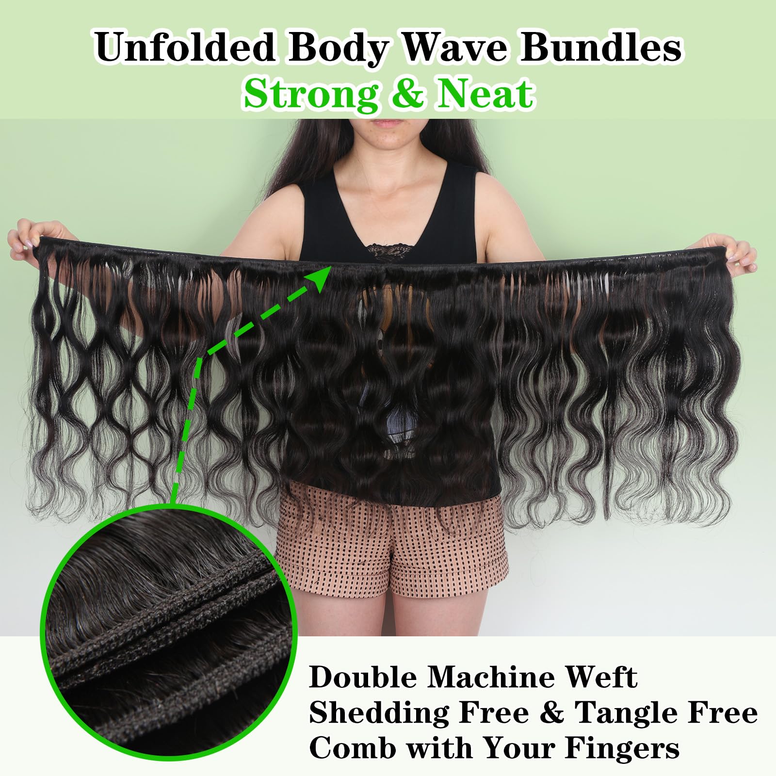 Kapelli 10A Brazilian Virgin Human Hair Extensions - 4 Bundles Body Wave with Lace Closure (20 22 24 26+20 Inch) 100% Unprocessed Remy Hair for Black Women | Perfect for Daily Styling, Weddings & Special Occasions