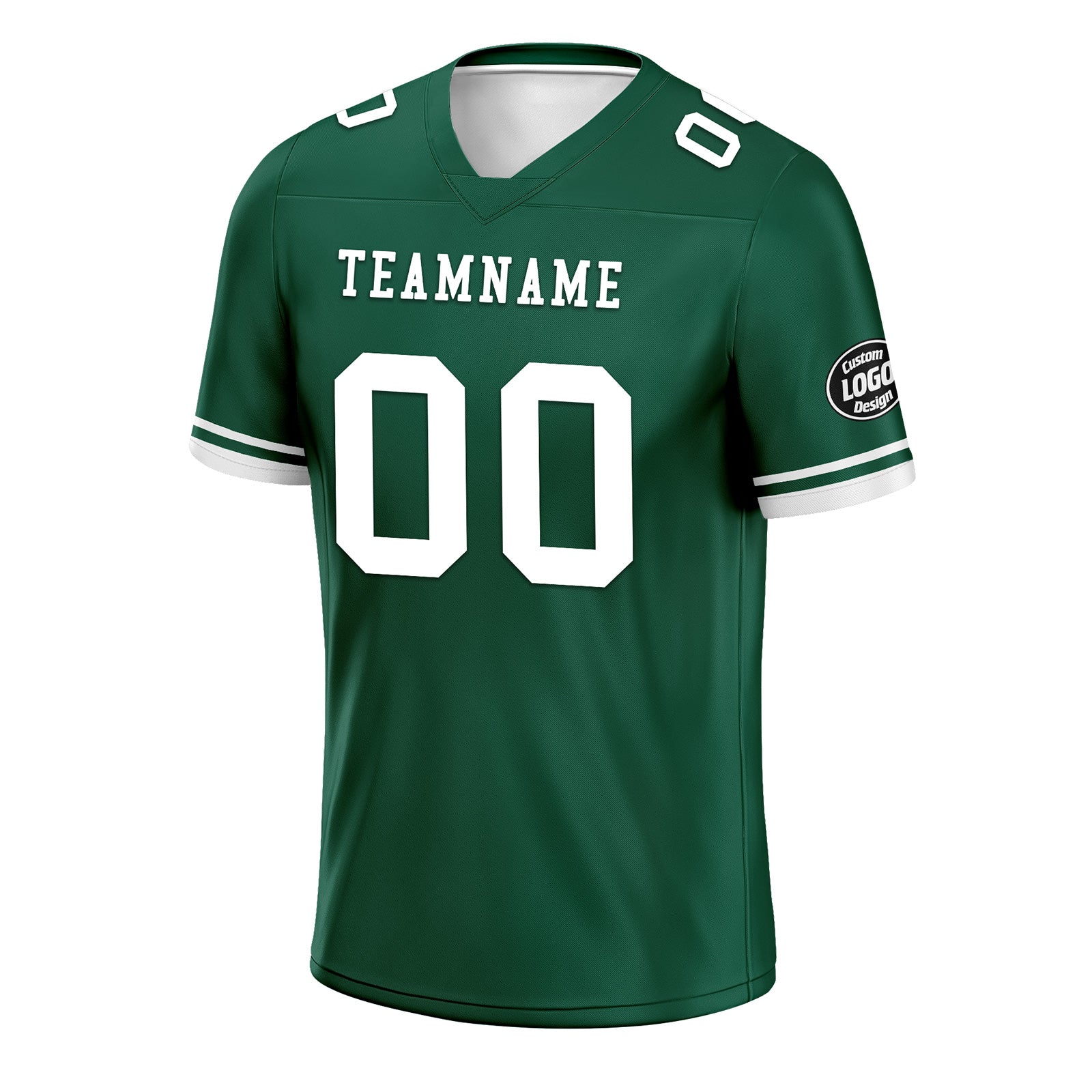 Custom Green & White New York Football Jersey with Firesoul Sports Shoes - Personalized Combo Set for Fans | Game Day Outfit, Team Spirit Wear, Sports Enthusiast Gift