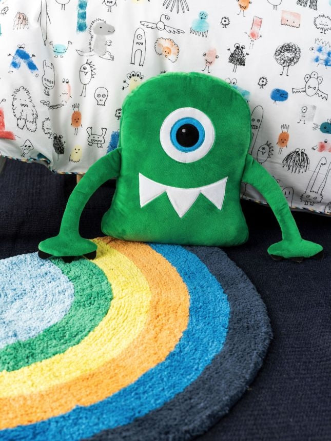 Collin Cyclops Novelty Cushion by Hiccups - Soft Plush Throw Pillow for Home Decor, Office, or Gift - Perfect for Sofa, Bed, and Lounge Comfort