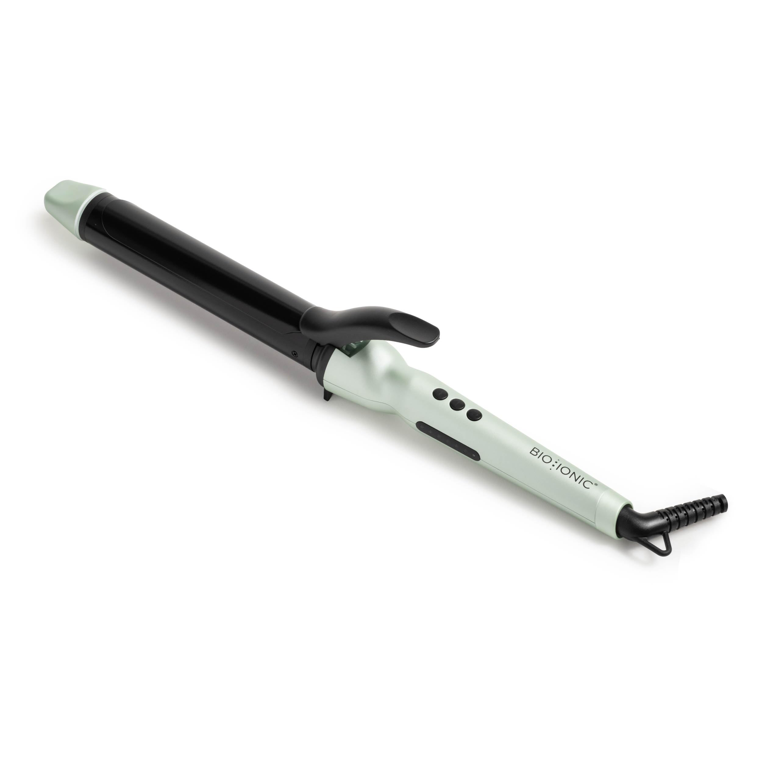 Bio Ionic Long Barrel Curling Iron with Moisture Heat Technology & NanoIonic MX - Adjustable Heat Settings Hair Curler for Salon-Quality Waves & Curls - Perfect for Home Styling, Weddings & Special Occasions