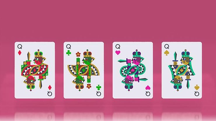Premium Tiki Themed Playing Cards - 52 Deck with Unique Hawaiian Design for Poker, Blackjack & Magic Tricks - Perfect for Game Nights, Travel & Collectors