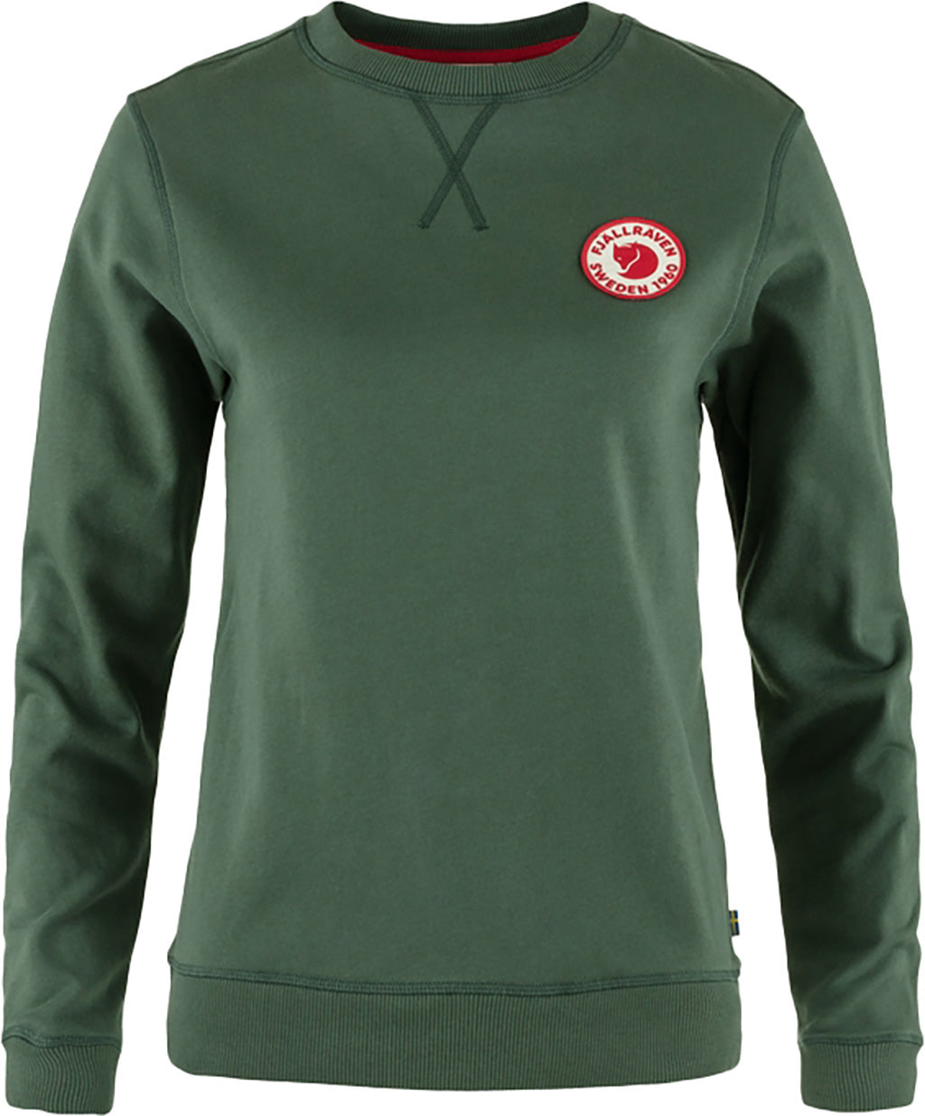 Vintage 1960s Logo Embroidered Sweater for Women - Retro Badge Pullover - Perfect for Casual Outfits, Fall Fashion & Retro-Themed Parties