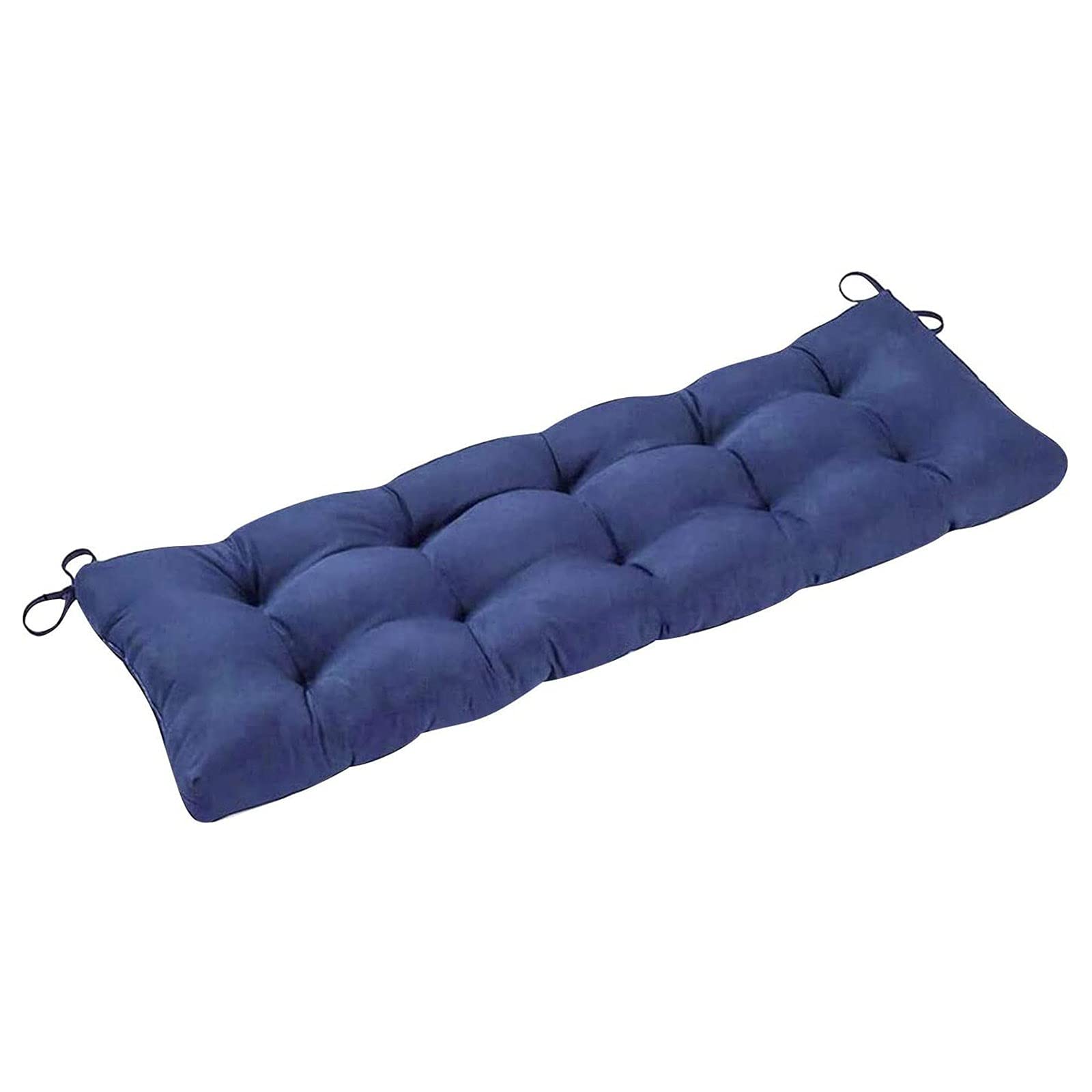 Premium Outdoor Bench Cushion - Super Soft Cotton Patio Seat Cushion for Garden Furniture, Wicker Loveseat & Lounger (100x50cm, Blue) - Perfect for Backyard, Poolside & Patio Relaxation