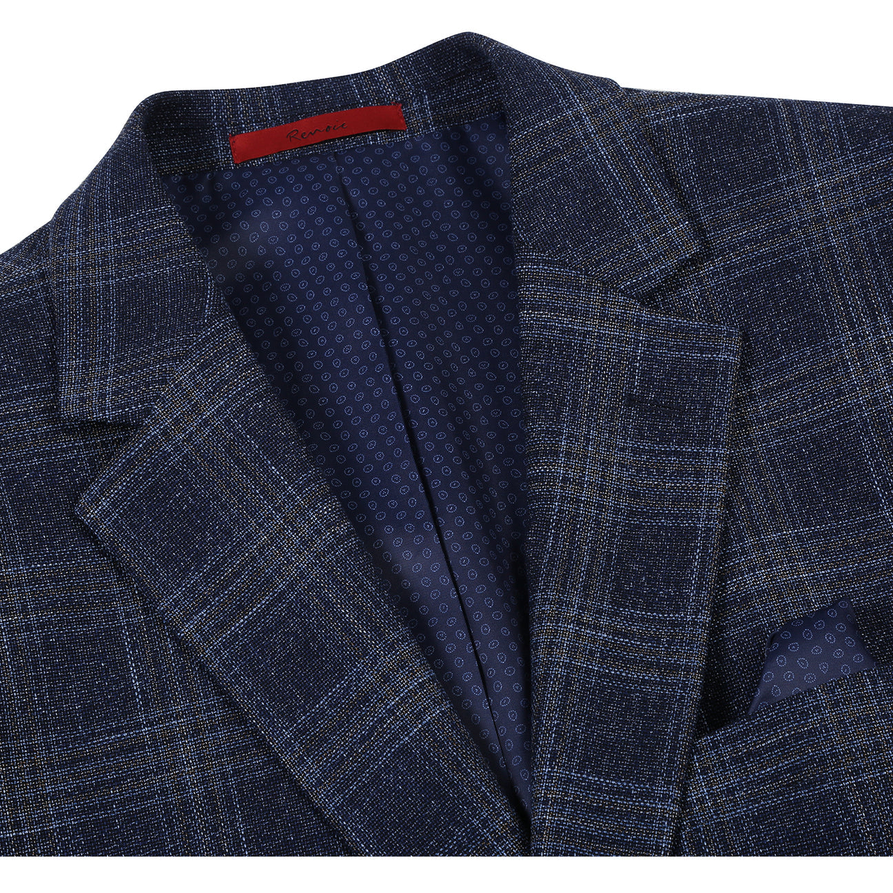 Renoir Alessandro Vitello Classic Fit Navy Blazer - Size 46 (294) | Premium Men's Formal Wear for Business, Weddings & Special Occasions