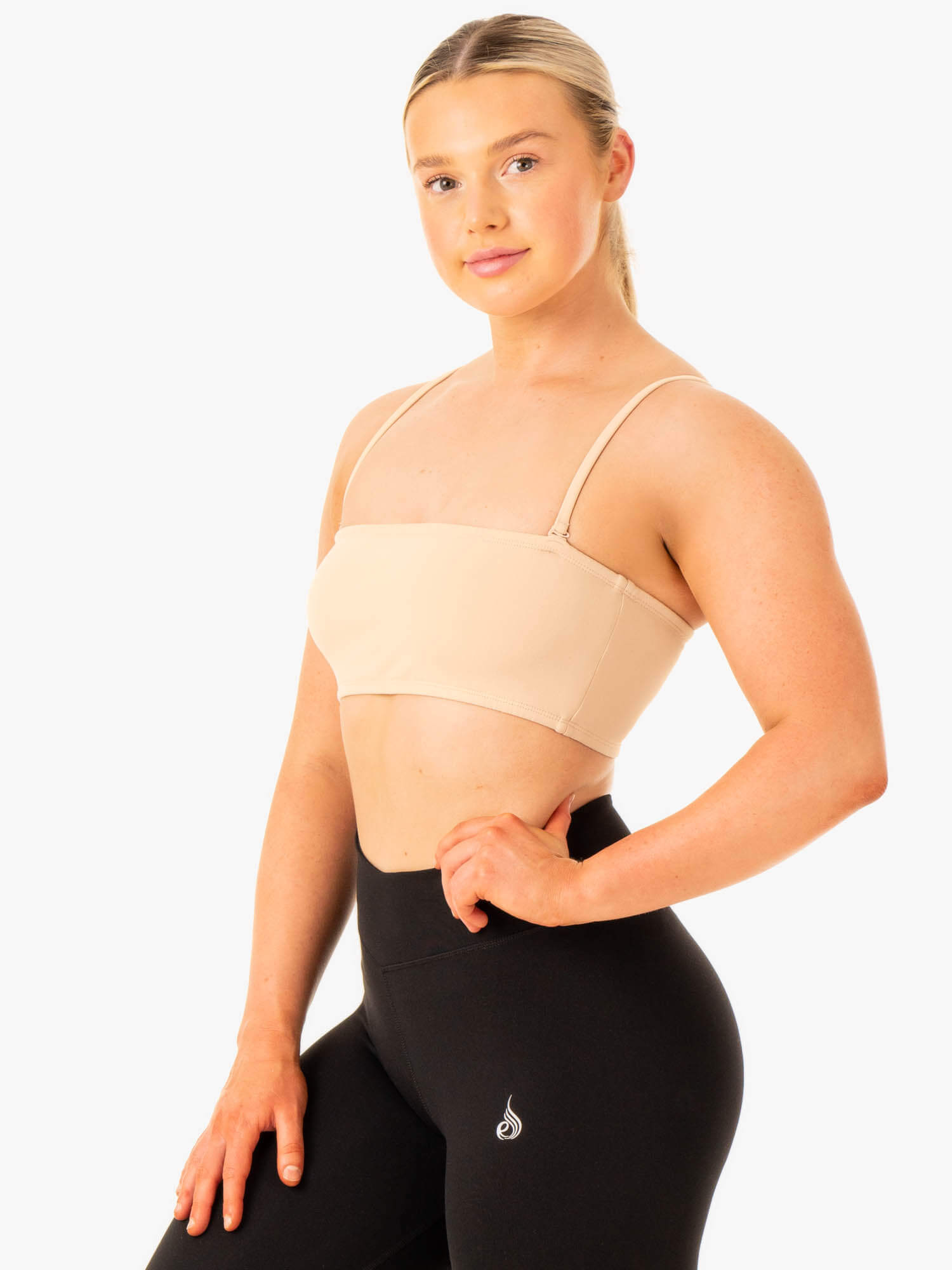 Convertible Bandeau Sports Bra for Women - Seamless Workout Top with Adjustable Straps - Yoga, Running, Gym & Activewear - Breathable & Supportive for High-Impact Exercise