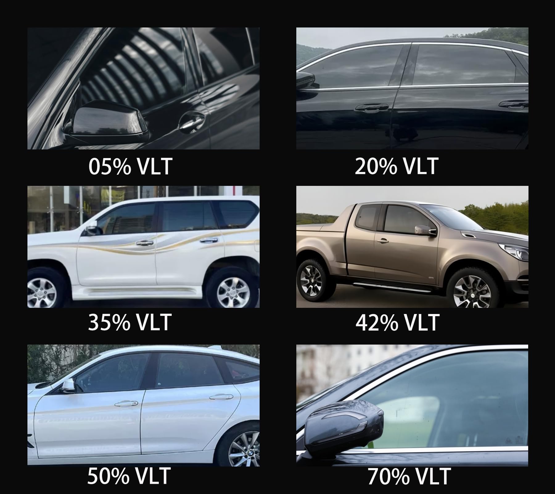 Premium Precut 35% Two-Ply Window Tint Film for 2014-2019 Toyota Corolla Sedan - Side Windows & Rear Windshield - Heat & UV Protection, Privacy, Style Upgrade for Cars & Vehicles