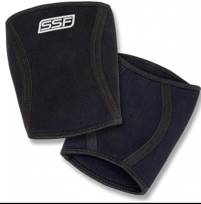 Serious Steel 5mm Neoprene Elbow Sleeves for Weightlifting & CrossFit - Support & Compression for Gym, Powerlifting & Workout Recovery
